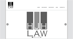 Desktop Screenshot of hjh-law.com